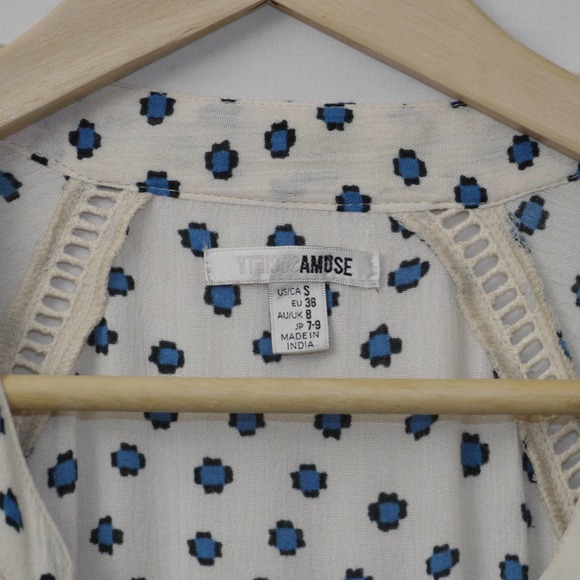 Amuse Society Crocheted Boho Dress Size S - Picture 3 of 12